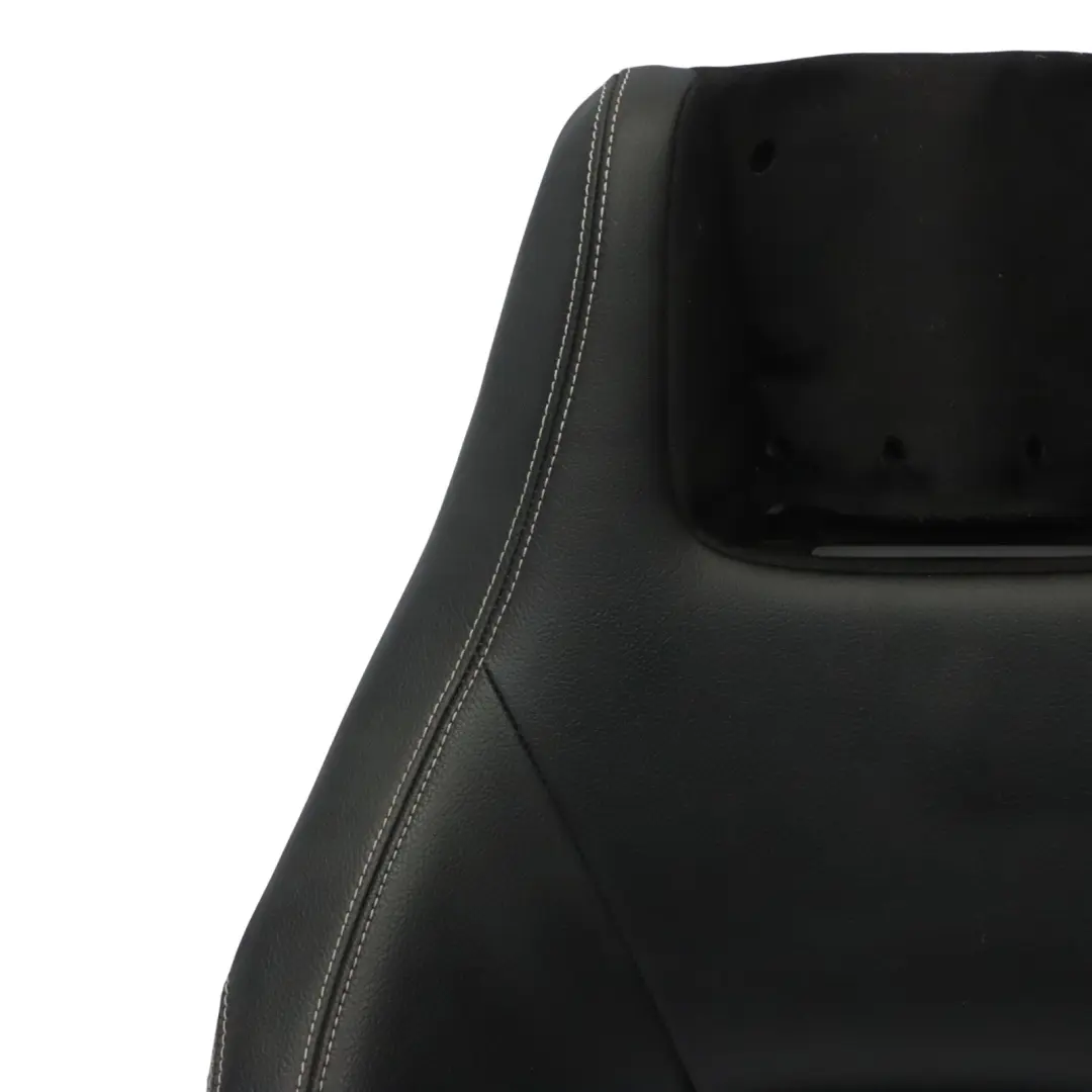 Mercedes C207 Seat Backrest Cover Leather Black Front Left N/S - SKU A2079101547-2 - Part number A2079101547