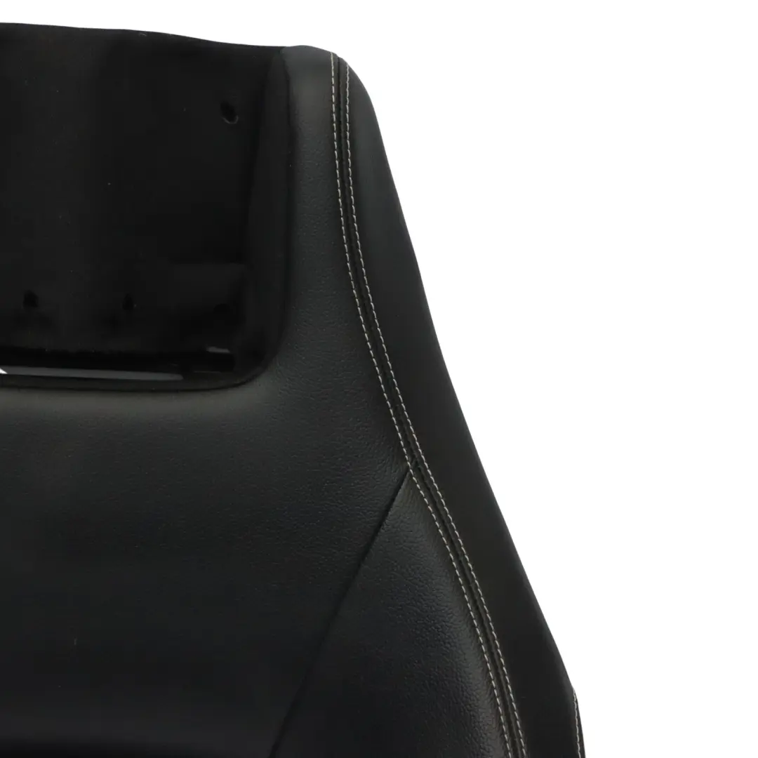 Mercedes C207 Seat Backrest Cover Leather Black Front Left N/S - SKU A2079101547-2 - Part number A2079101547