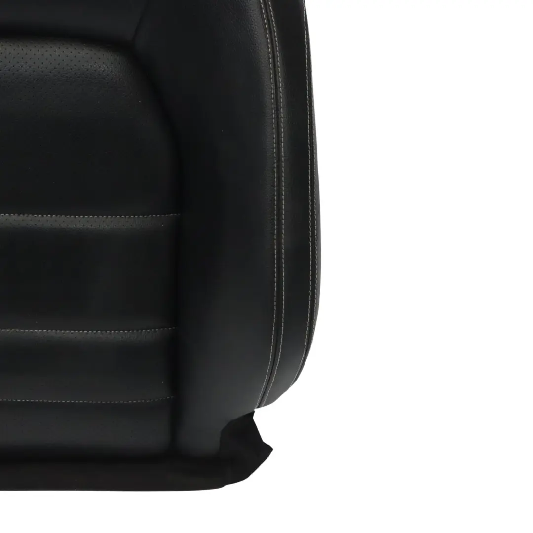 Mercedes C207 Seat Backrest Cover Leather Black Front Left N/S - SKU A2079101547-2 - Part number A2079101547