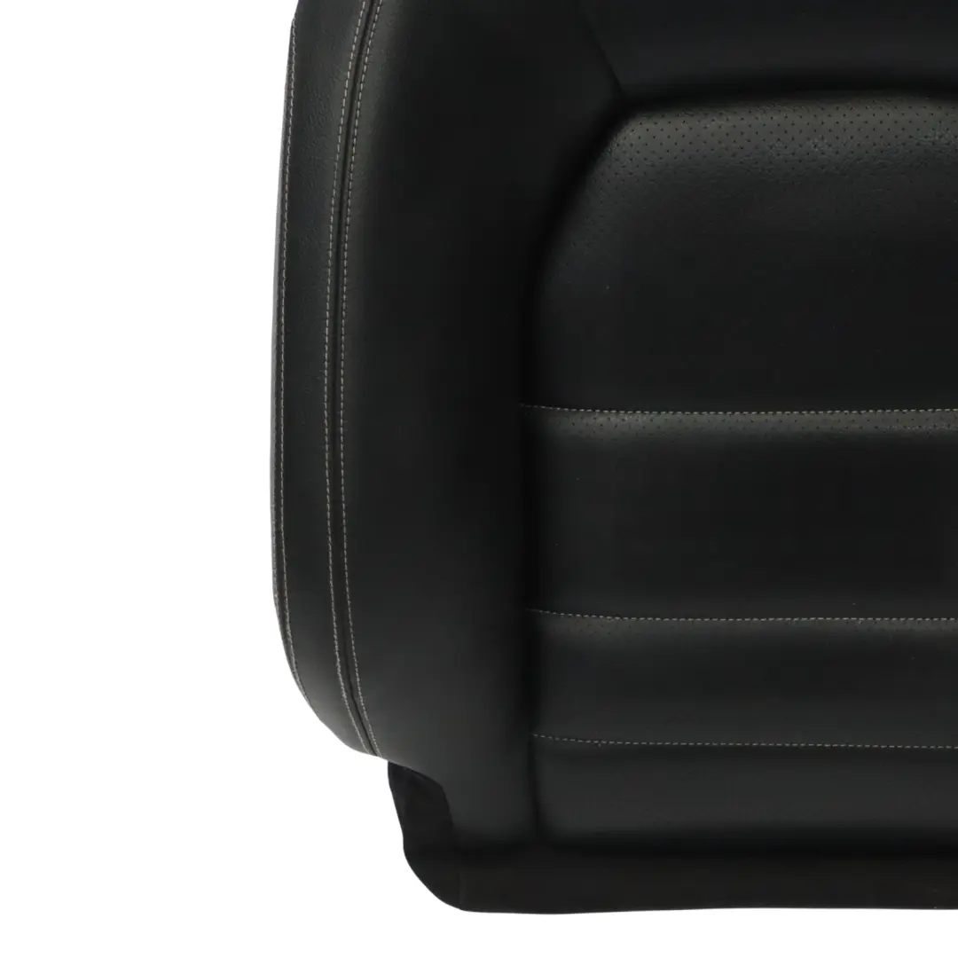 Mercedes C207 Seat Backrest Cover Leather Black Front Left N/S - SKU A2079101547-2 - Part number A2079101547