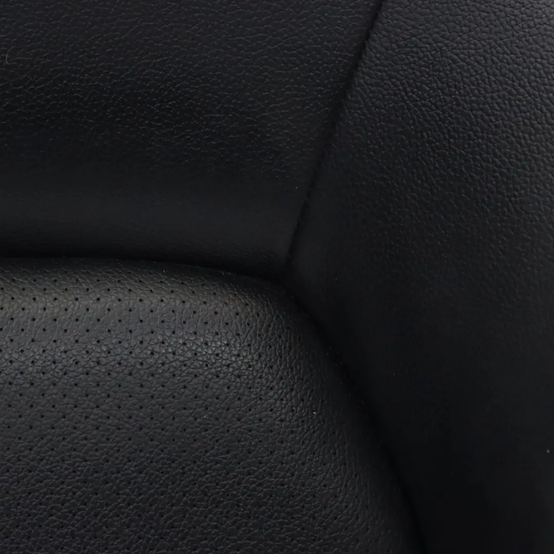 Mercedes C207 Seat Backrest Cover Leather Black Front Left N/S - SKU A2079101547-2 - Part number A2079101547