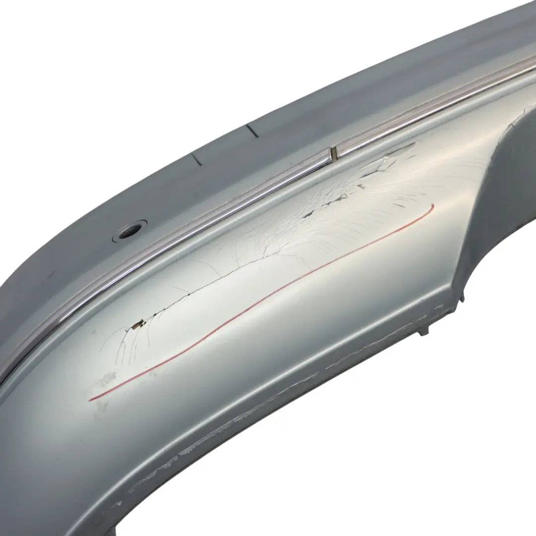 Bumper AMG Trim Panel Covering Tellurium Silver - 762 to Mercedes W209 Rear with Part number A2098851725 Mercedes W209 Rear Bumper AMG Trim Panel Covering Tellurium Silver - 762 - SKU A2098851725-TES - Part number A2098851725