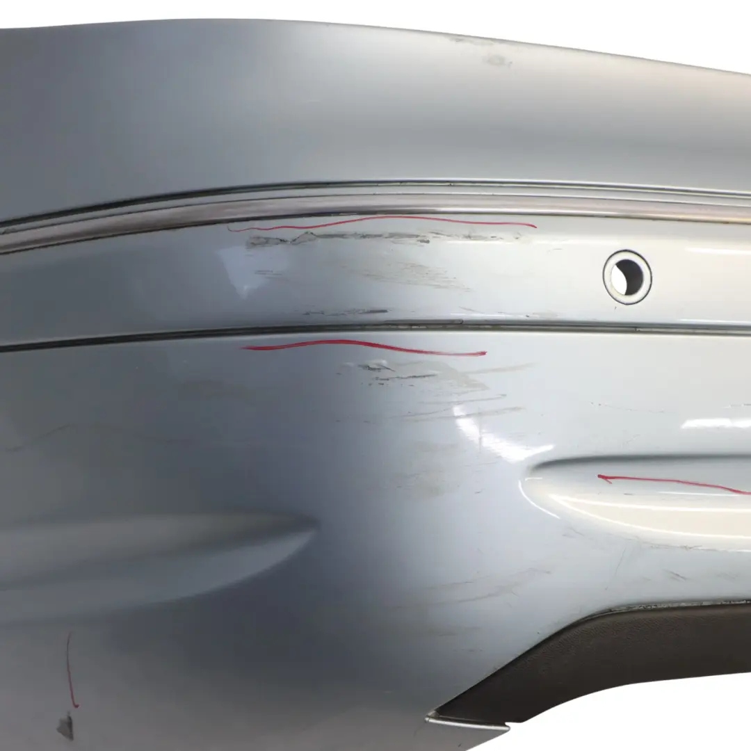Mercedes W209 Rear Bumper AMG Trim Panel Covering Tellurium Silver - 762 - SKU A2098851725-TES - Part number A2098851725