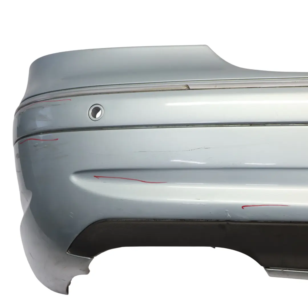 Zderzak Tylny AMG Tellurium Silver Srebrny Metalik - 762 do Mercedes W209 o numerze A2098851725 Mercedes W209 Zderzak Tylny AMG Tellurium Silver Srebrny Metalik - 762 - SKU A2098851725-TES - Numer Części A2098851725