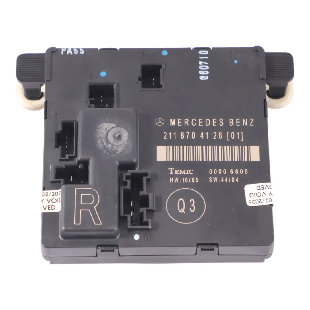 Mercedes W221 Modulo controllo porta posteriore destro - SKU A2118704126 - Numero di parte A2118704126