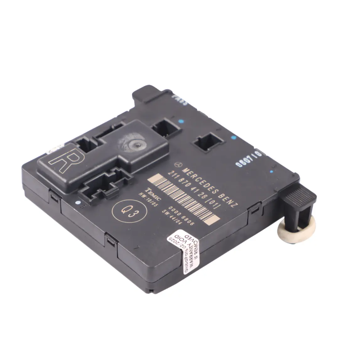 Türsteuer Modul Rechts Hinten für Mercedes W221 mit Teilenummer A2118704126 Mercedes W221 Türsteuer Modul Rechts Hinten - SKU A2118704126 - Teilenummer A2118704126
