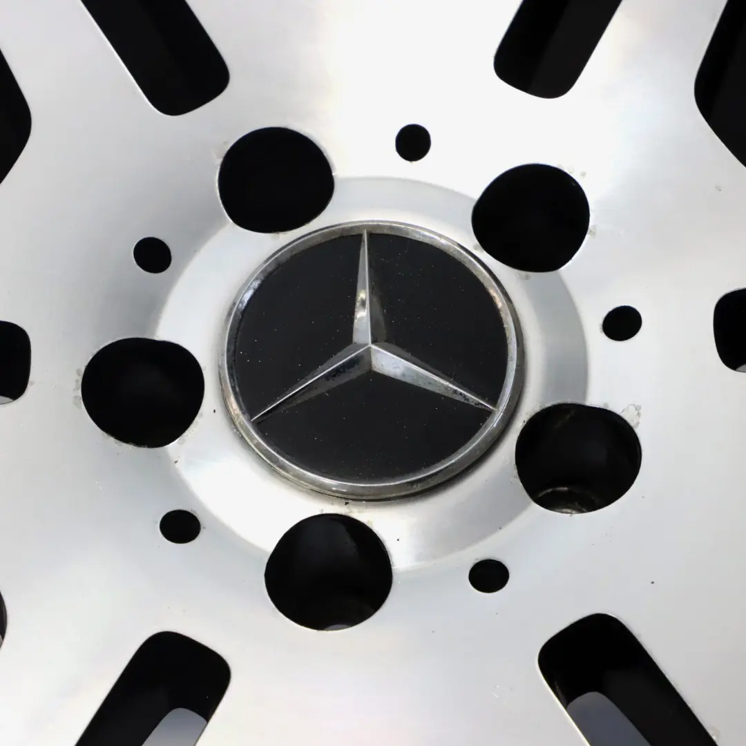 Mercedes W212 Rear Axle Silver Alloy Wheel Rim 18" ET:48 8,5J - SKU A2124012302-2 - Part number A2124012302