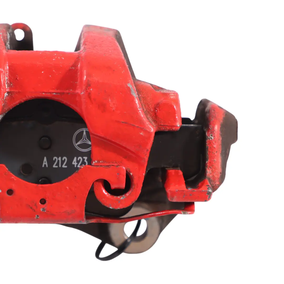 Mercedes W212 Brake Caliper Rear Left N/S Wheel Brake Red - SKU A2124230281-1 - Part number A2124230281