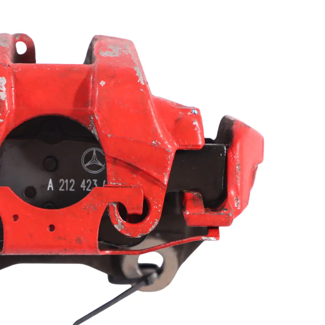 Mercedes W212 Pinza Freno Posteriore Destra Ruota Freno Rosso - SKU A2124230381-1 - Numero di parte A2124230381