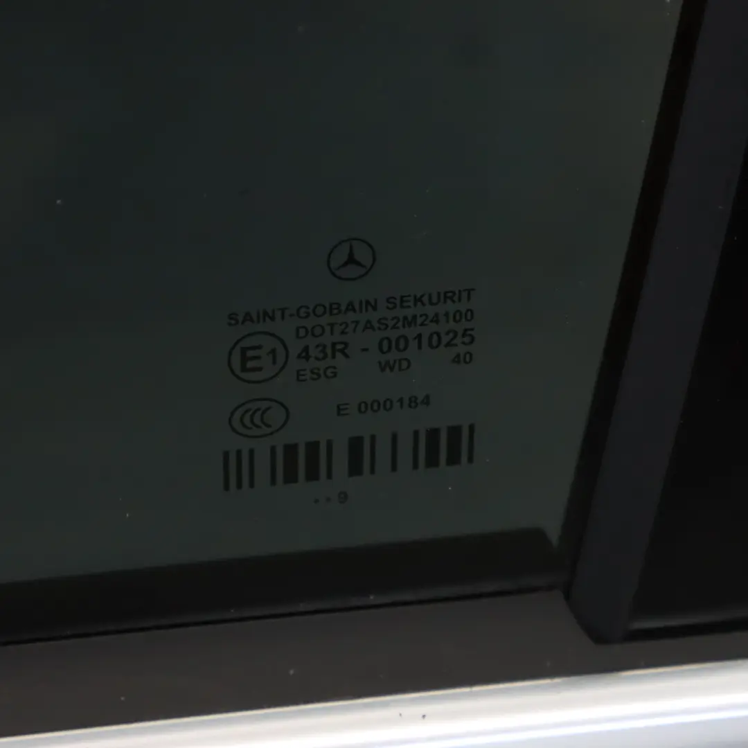 Mercedes W212 Door Rear Left N/S Cover Panel Palladium Silver Metallic - 792 - SKU A2127300105-PAL - Part number A2127300105