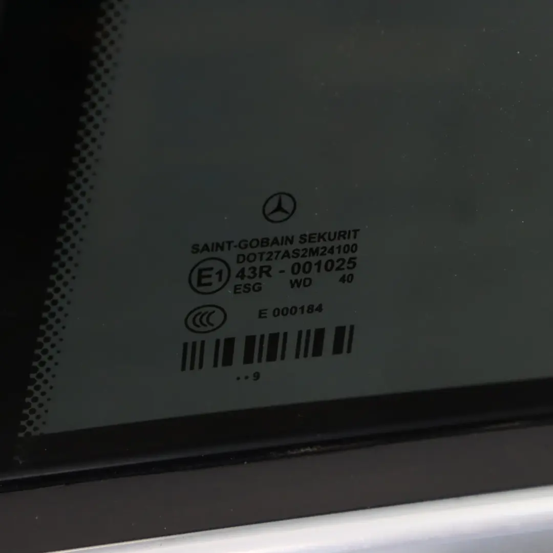 Mercedes W212 Door Rear Left N/S Cover Panel Palladium Silver Metallic - 792 - SKU A2127300105-PAL - Part number A2127300105