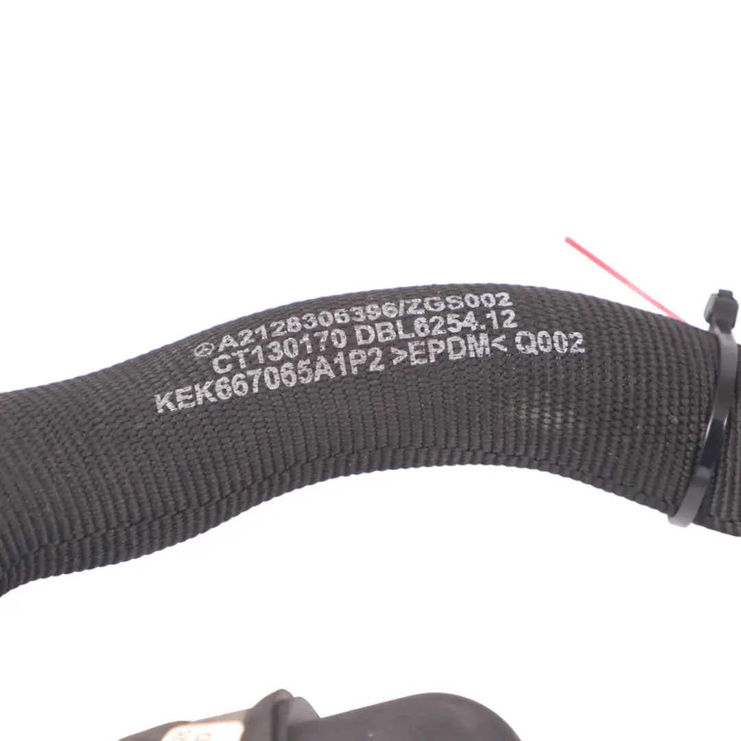 Mercedes W212 C218 C207 Hose Heater Return Water Pipe Coolant Line - SKU A2128306396 - Part number A2128306396