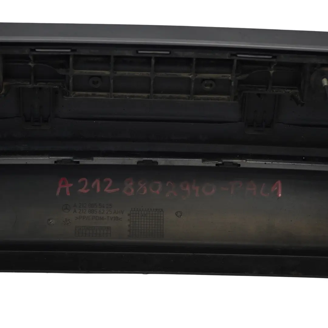 Mercedes W212 Rear Bumper AMG Saloon Trim Panel Cover Palladium Silver - 792 - SKU A2128802940-PAL1 - Part number A2128802940