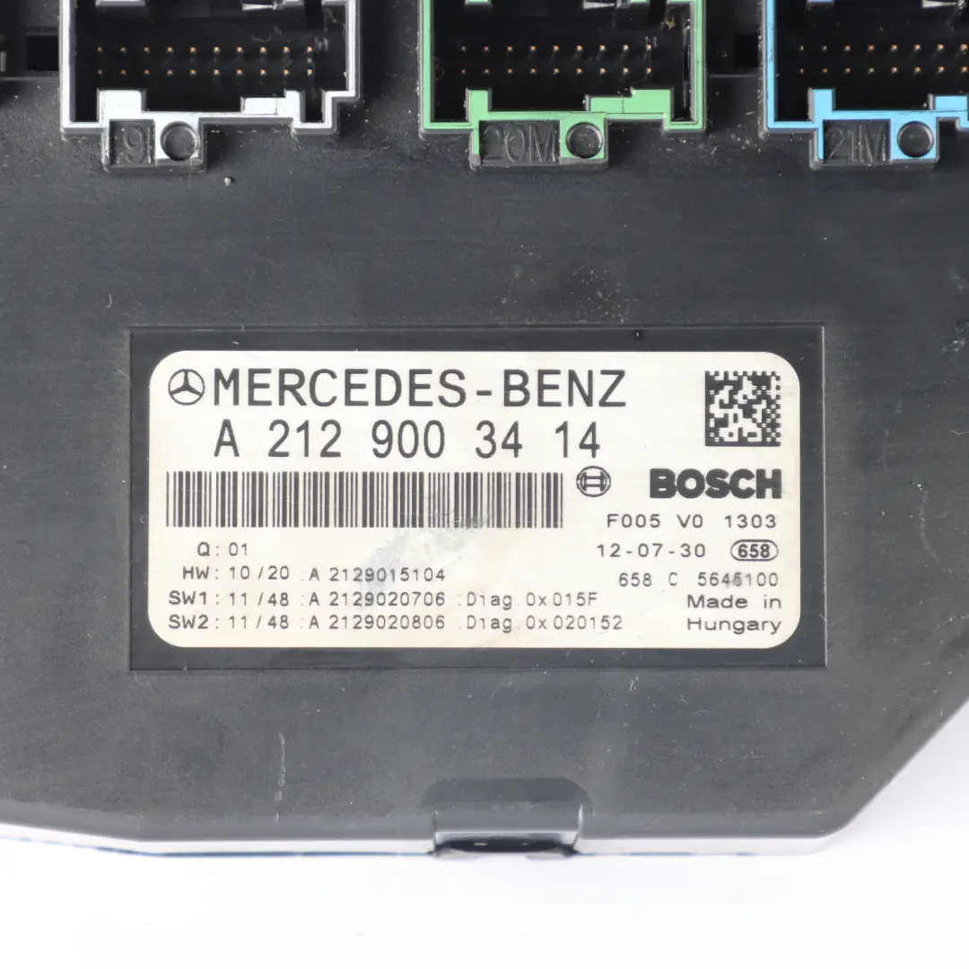  Fuse Box Mercedes C204 W204 Front Relay Control Unit Module SAM - SKU A2129003414-1 - Part number A2129003414