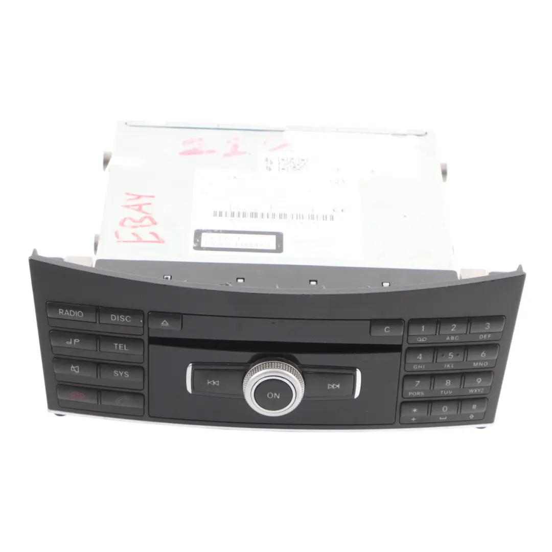 Audio 20 CD Player Auto Radio para Mercedes W212 con número de pieza A2129003908 Mercedes W212 Audio 20 CD Player Auto Radio - SKU A2129003908 - Número de pieza A2129003908