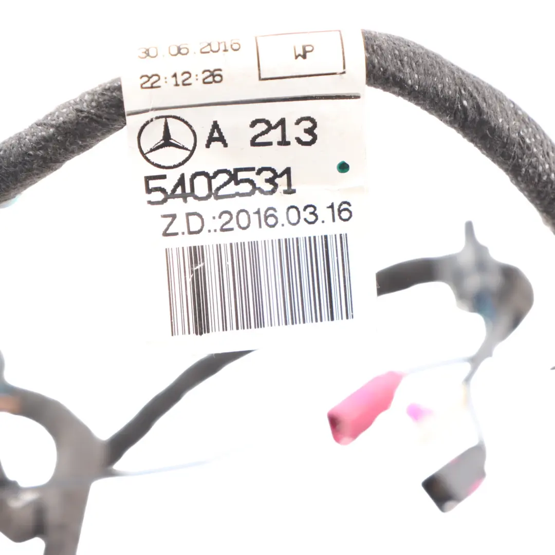 Door Wiring Harness Loom Front Right O/S to Mercedes W213 with Part number A2135402531 Mercedes W213 Door Wiring Harness Loom Front Right O/S - SKU A2135402531 - Part number A2135402531