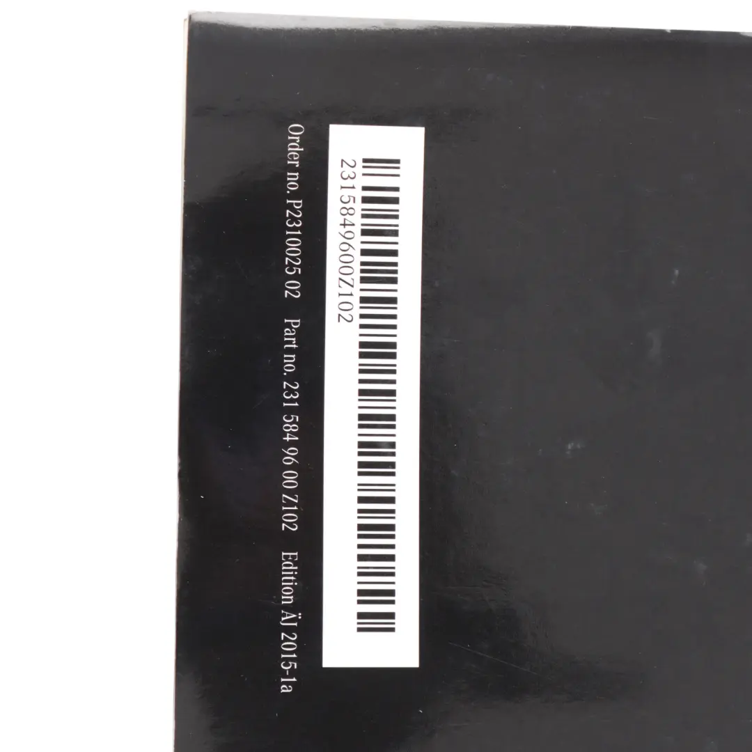 Mercedes W213 Owners Manual Service Handbook Booklet Wallet Case - SKU A2135849001 - Part number A2135841402