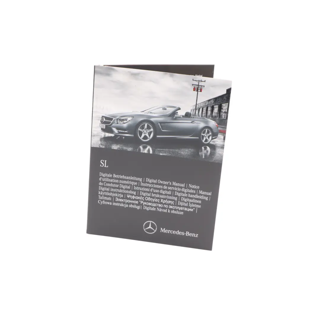 Mercedes W213 Owners Manual Service Handbook Booklet Wallet Case - SKU A2135849001 - Part number A2135841402