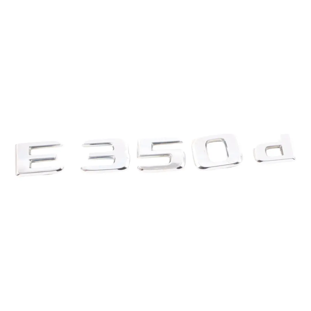 E350d Emblem Lettering Trunk Tailgate Adhered Trim to Mercedes W213 with Part number A2138176400 Mercedes W213 E350d Emblem Lettering Trunk Tailgate Adhered Trim - SKU A2138176400 - Part number A2138176400