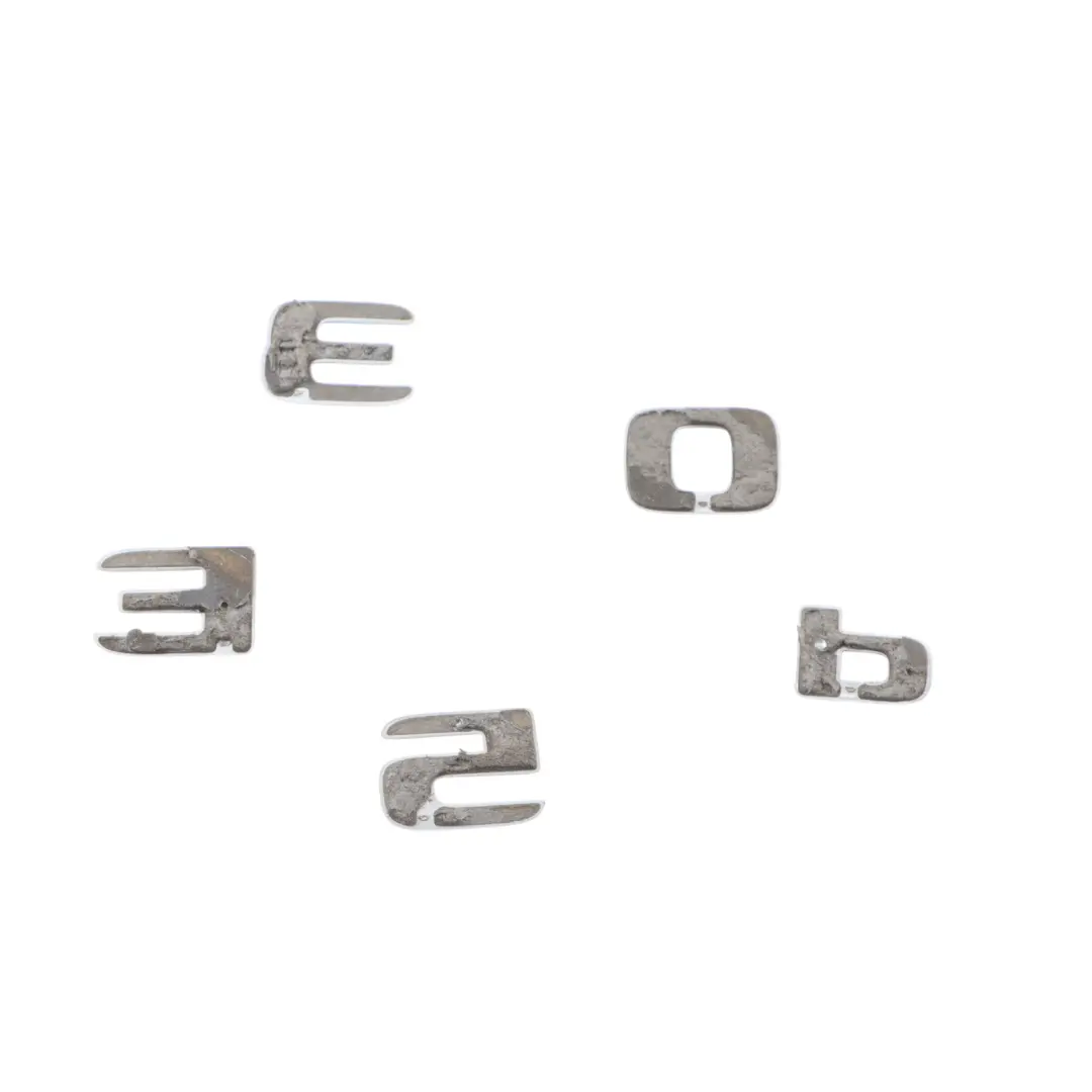 E350d Emblem Lettering Trunk Tailgate Adhered Trim to Mercedes W213 with Part number A2138176400 Mercedes W213 E350d Emblem Lettering Trunk Tailgate Adhered Trim - SKU A2138176400 - Part number A2138176400