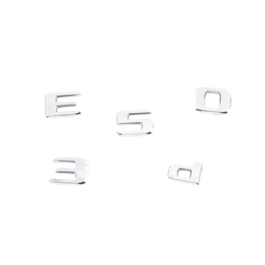 E350d Emblem Lettering Trunk Tailgate Adhered Trim to Mercedes W213 with Part number A2138176400 Mercedes W213 E350d Emblem Lettering Trunk Tailgate Adhered Trim - SKU A2138176400 - Part number A2138176400