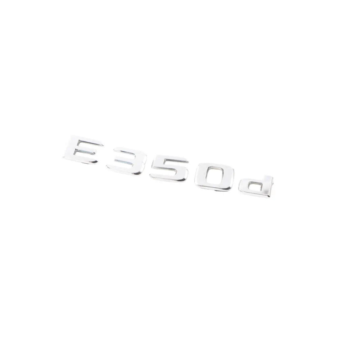 Mercedes W213 E350d Emblem Lettering Trunk Tailgate Adhered Trim - SKU A2138176400 - Part number A2138176400