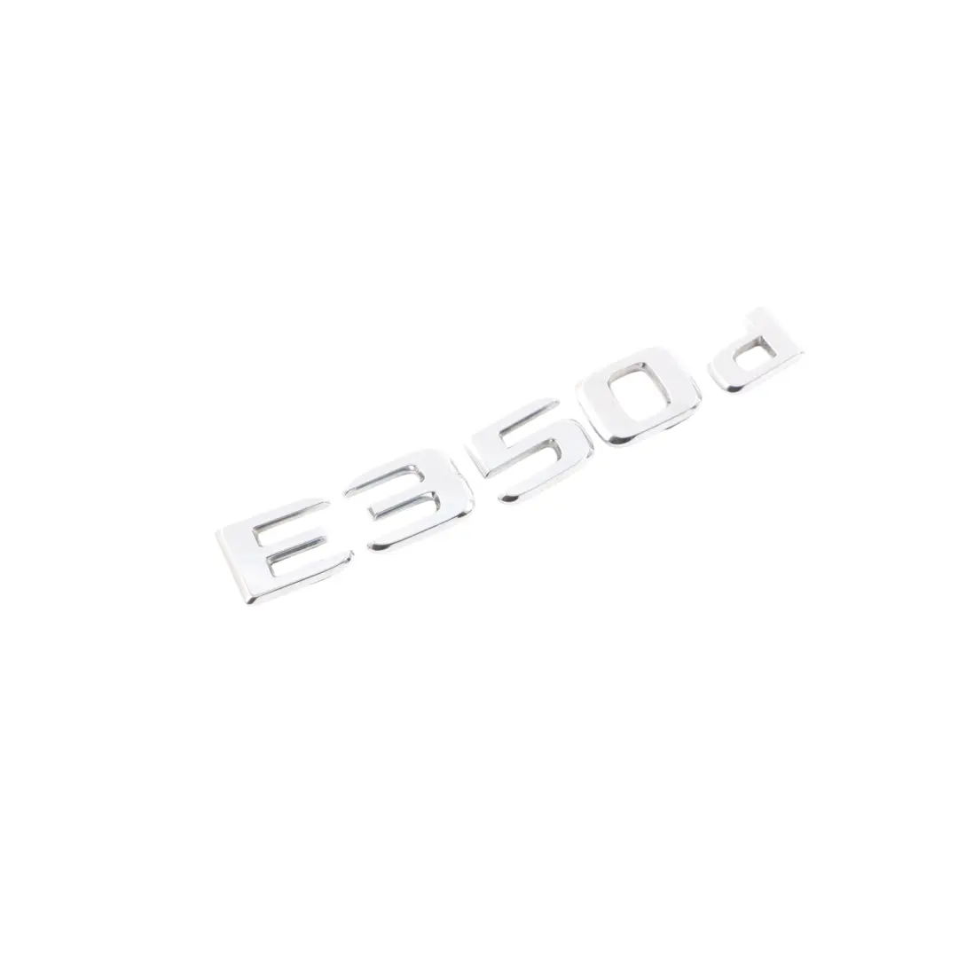Mercedes W213 E350d Emblem Lettering Trunk Tailgate Adhered Trim - SKU A2138176400 - Part number A2138176400