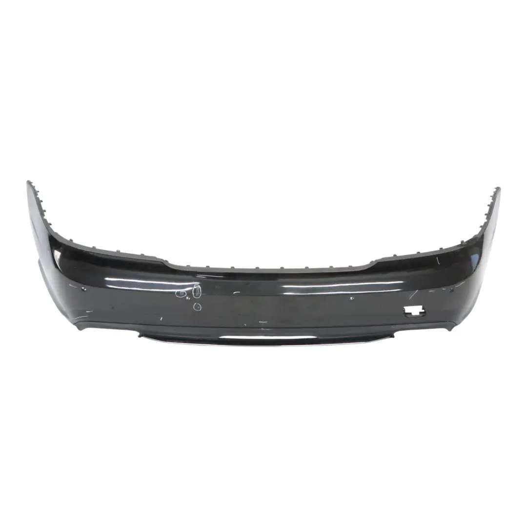 W218 Bumper Rear Trim Panel Cover Obsidian Black Metallic - 197 to Mercedes with Part number A2188850338 Mercedes W218 Bumper Rear Trim Panel Cover Obsidian Black Metallic - 197 - SKU A2188850338-OB - Part number A2188850338