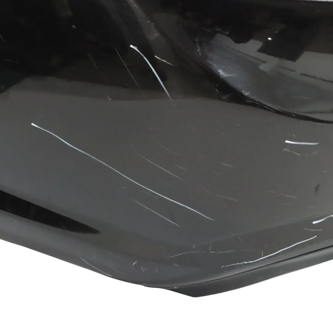 Mercedes W218 Bumper Rear Trim Panel Cover Obsidian Black Metallic - 197 - SKU A2188850338-OB - Part number A2188850338