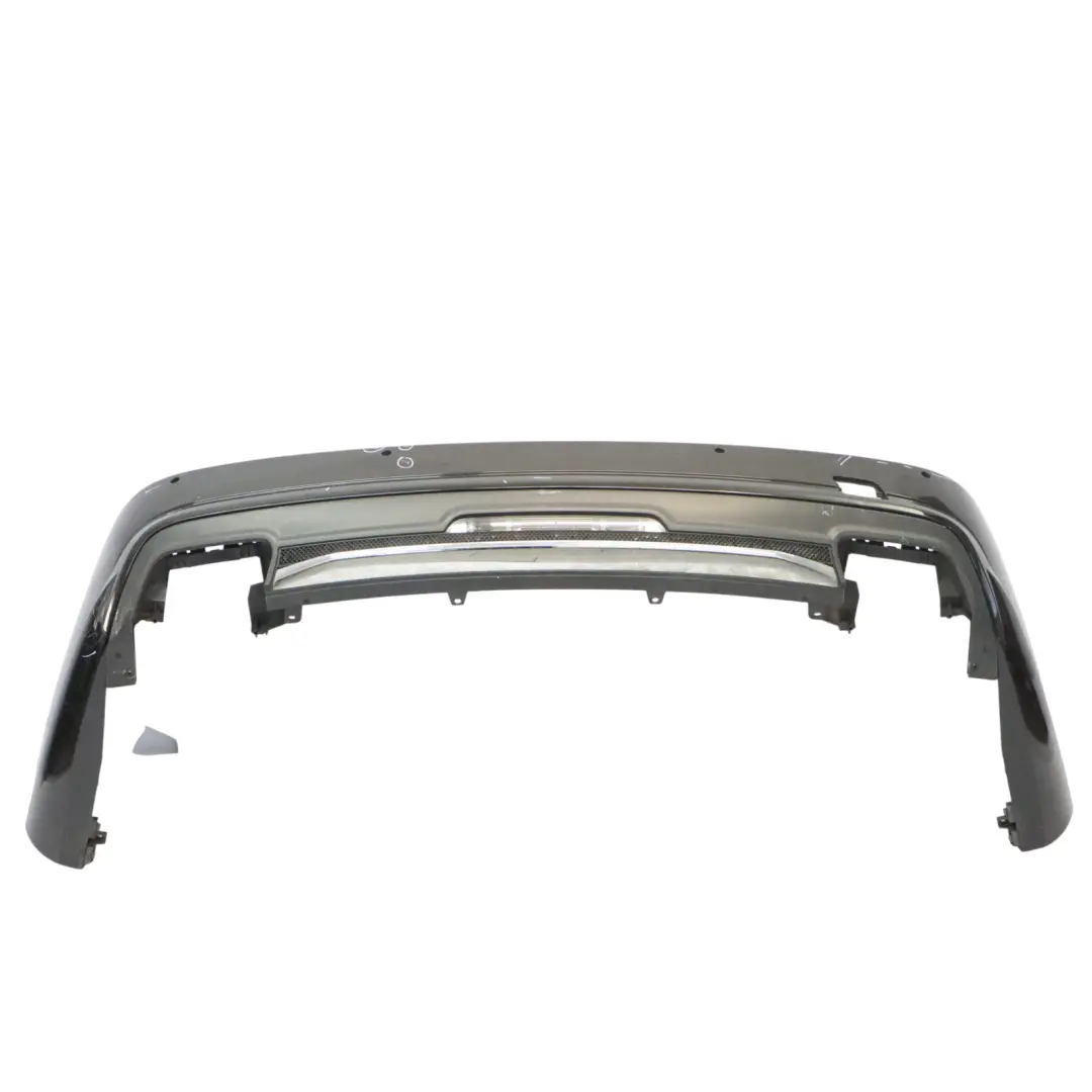 W218 Bumper Rear Trim Panel Cover Obsidian Black Metallic - 197 to Mercedes with Part number A2188850338 Mercedes W218 Bumper Rear Trim Panel Cover Obsidian Black Metallic - 197 - SKU A2188850338-OB - Part number A2188850338