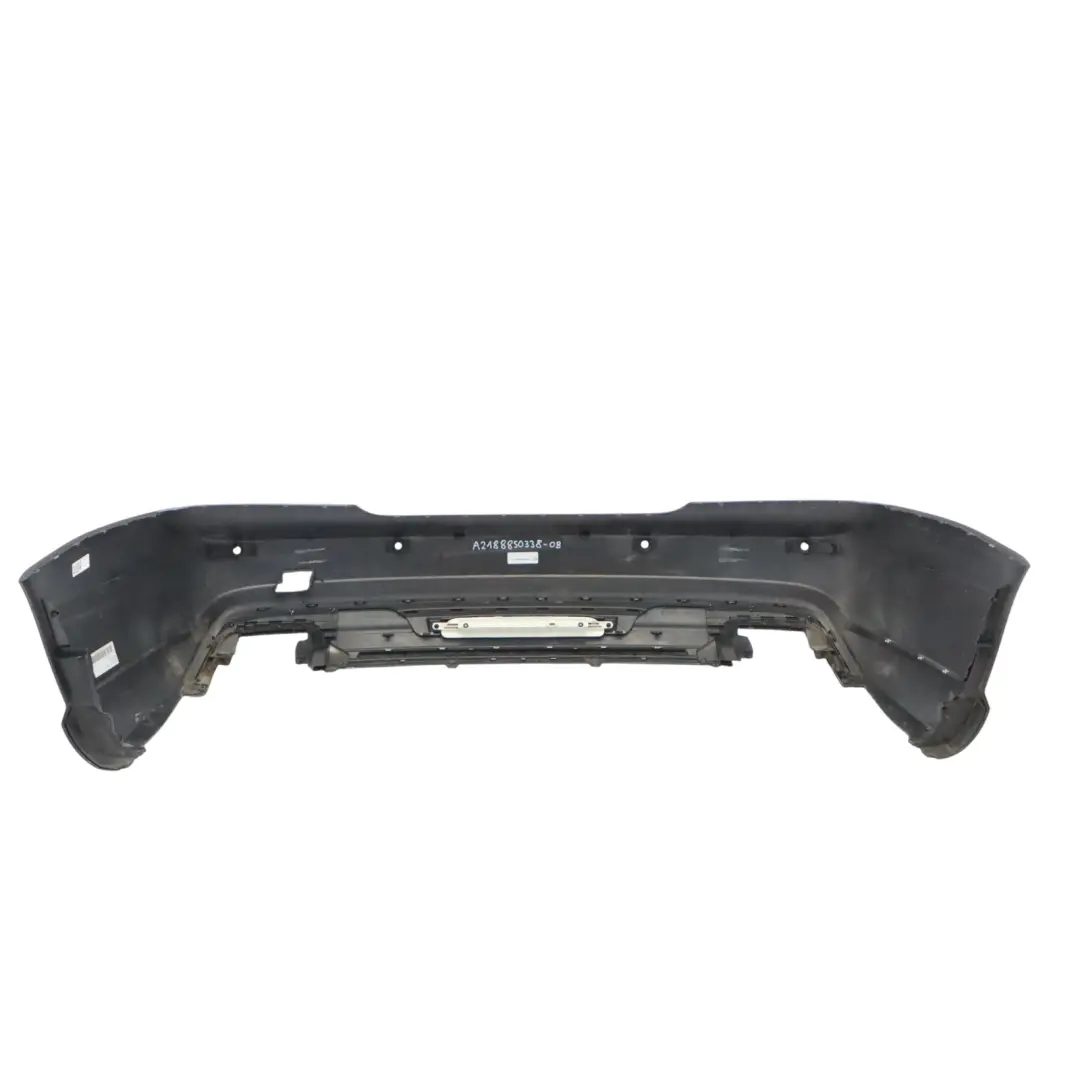 Mercedes W218 Bumper Rear Trim Panel Cover Obsidian Black Metallic - 197 - SKU A2188850338-OB - Part number A2188850338