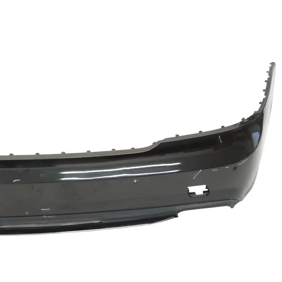 Mercedes W218 Bumper Rear Trim Panel Cover Obsidian Black Metallic - 197 - SKU A2188850338-OB - Part number A2188850338