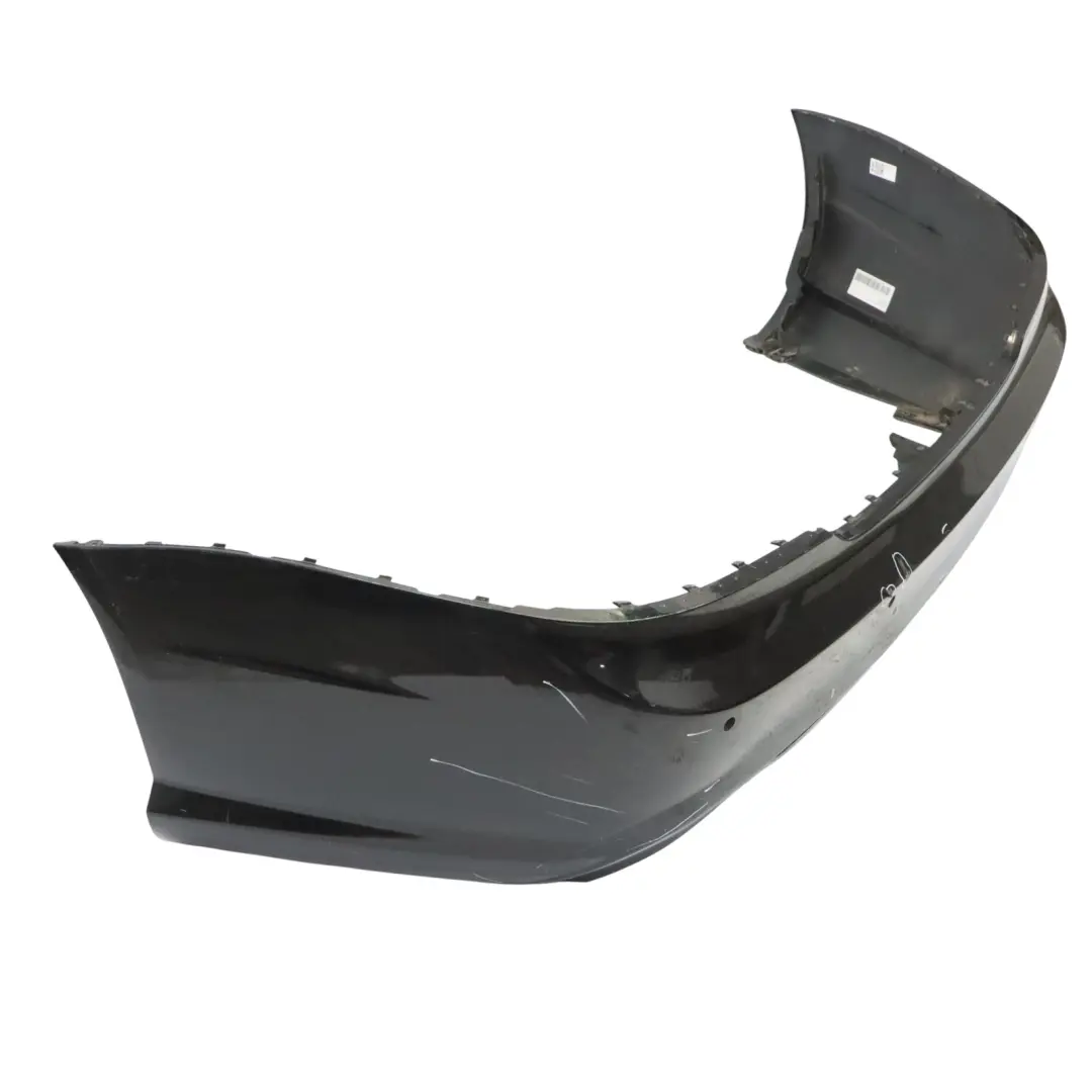W218 Bumper Rear Trim Panel Cover Obsidian Black Metallic - 197 to Mercedes with Part number A2188850338 Mercedes W218 Bumper Rear Trim Panel Cover Obsidian Black Metallic - 197 - SKU A2188850338-OB - Part number A2188850338