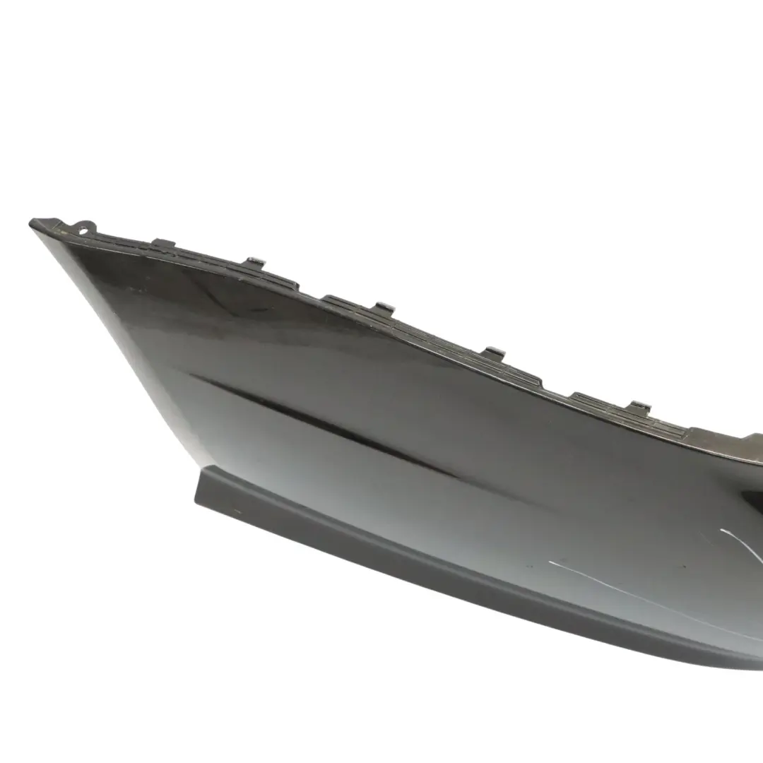Mercedes W218 Bumper Rear Trim Panel Cover Obsidian Black Metallic - 197 - SKU A2188850338-OB - Part number A2188850338