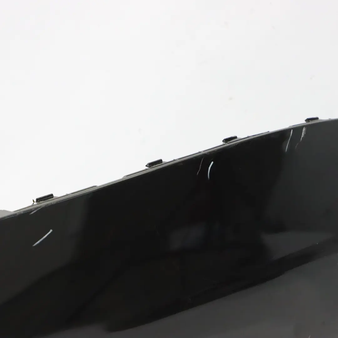 W218 Bumper Rear Trim Panel Cover Obsidian Black Metallic - 197 to Mercedes with Part number A2188850338 Mercedes W218 Bumper Rear Trim Panel Cover Obsidian Black Metallic - 197 - SKU A2188850338-OB - Part number A2188850338