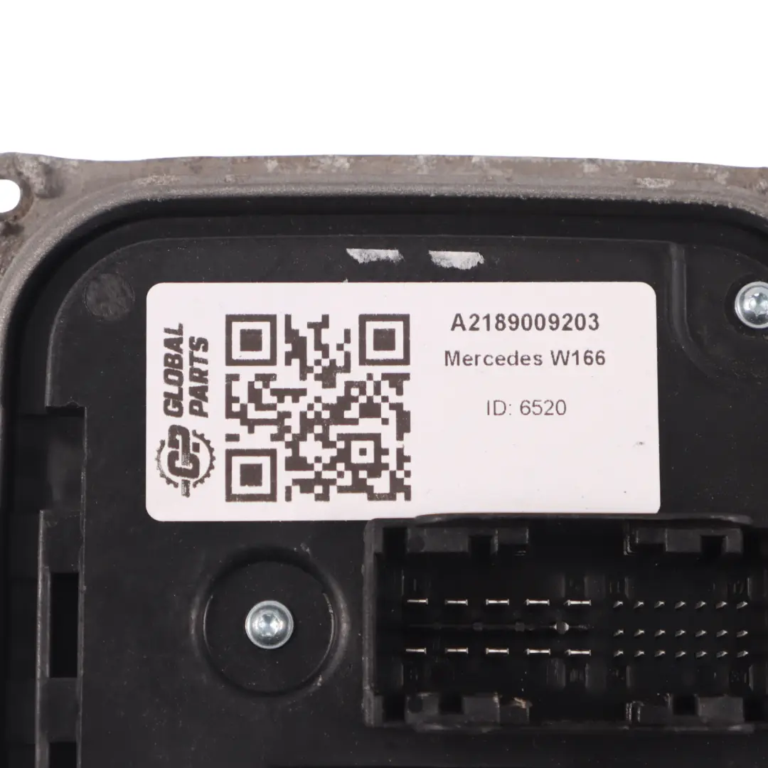 Modulo di controllo LED per fari sinistro destro per Mercedes W166 con numero di parte A2189009203 Mercedes W166 Modulo di controllo LED per fari sinistro destro - SKU A2189009203 - Numero di parte A2189009203
