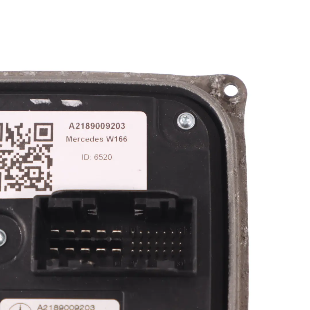 Modulo di controllo LED per fari sinistro destro per Mercedes W166 con numero di parte A2189009203 Mercedes W166 Modulo di controllo LED per fari sinistro destro - SKU A2189009203 - Numero di parte A2189009203
