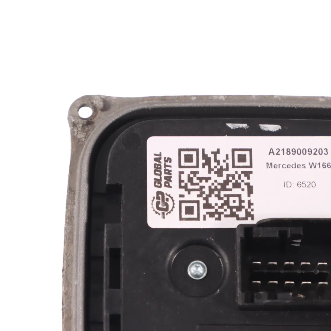 Modulo di controllo LED per fari sinistro destro per Mercedes W166 con numero di parte A2189009203 Mercedes W166 Modulo di controllo LED per fari sinistro destro - SKU A2189009203 - Numero di parte A2189009203