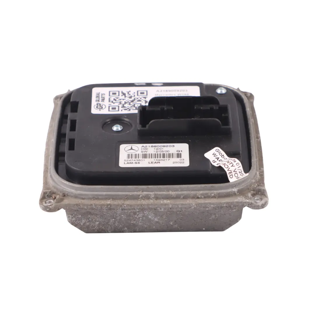 Mercedes W166 Modulo di controllo LED per fari sinistro destro - SKU A2189009203 - Numero di parte A2189009203
