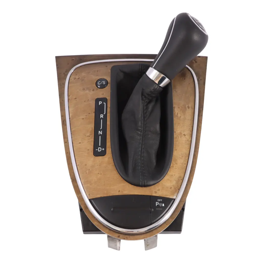 Mercedes CLS W219 Gear Shift Selector Cover Knob Leather Automatic - SKU A2192670110-2 - Part number A2192670110