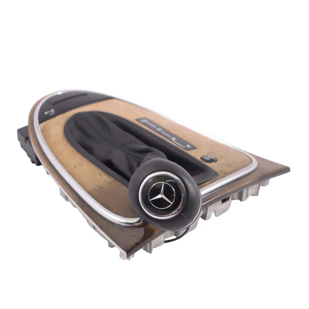 Mercedes CLS W219 Gear Shift Selector Cover Knob Leather Automatic - SKU A2192670110-2 - Part number A2192670110