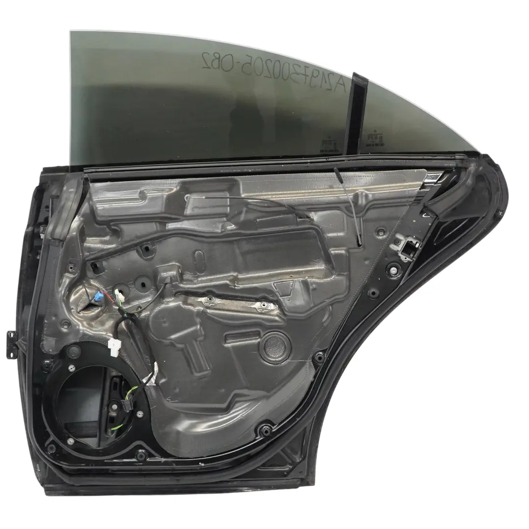 Mercedes W219 CLS Door Rear Right O/S Obsidian Black Metallic - 197 - SKU A2197300205-OB2 - Part number A2197300205