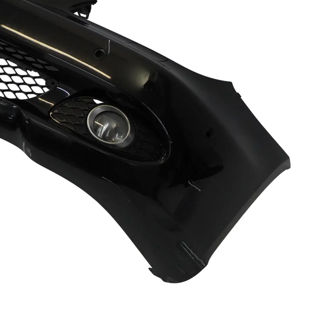 W219 Front Bumper Trim Panel Obsidian Black Metallic - 197 to Mercedes CLS with Part number A2198800240 Mercedes CLS W219 Front Bumper Trim Panel Obsidian Black Metallic - 197 - SKU A2198800240-OB - Part number A2198800240