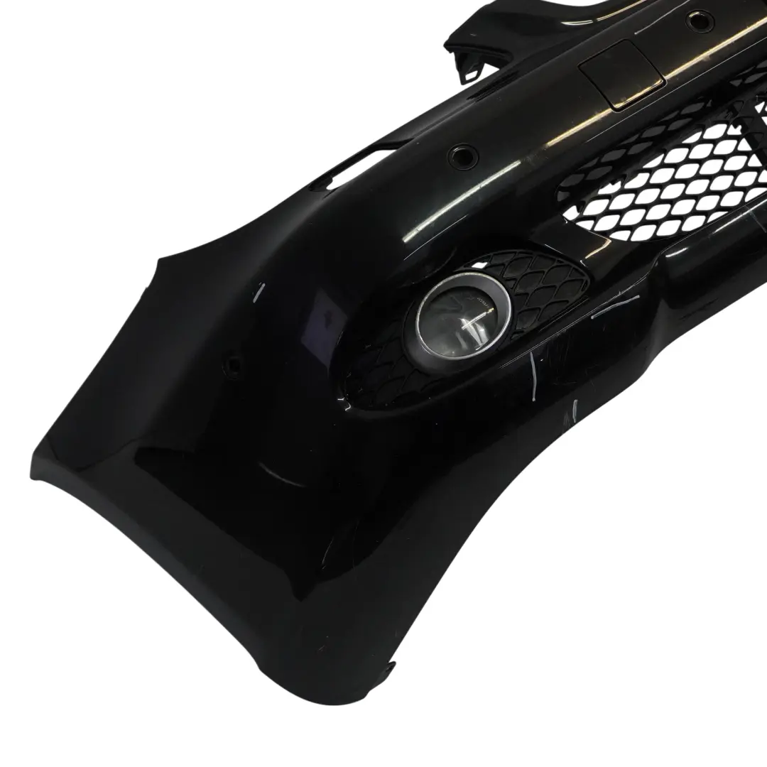 W219 Front Bumper Trim Panel Obsidian Black Metallic - 197 to Mercedes CLS with Part number A2198800240 Mercedes CLS W219 Front Bumper Trim Panel Obsidian Black Metallic - 197 - SKU A2198800240-OB - Part number A2198800240