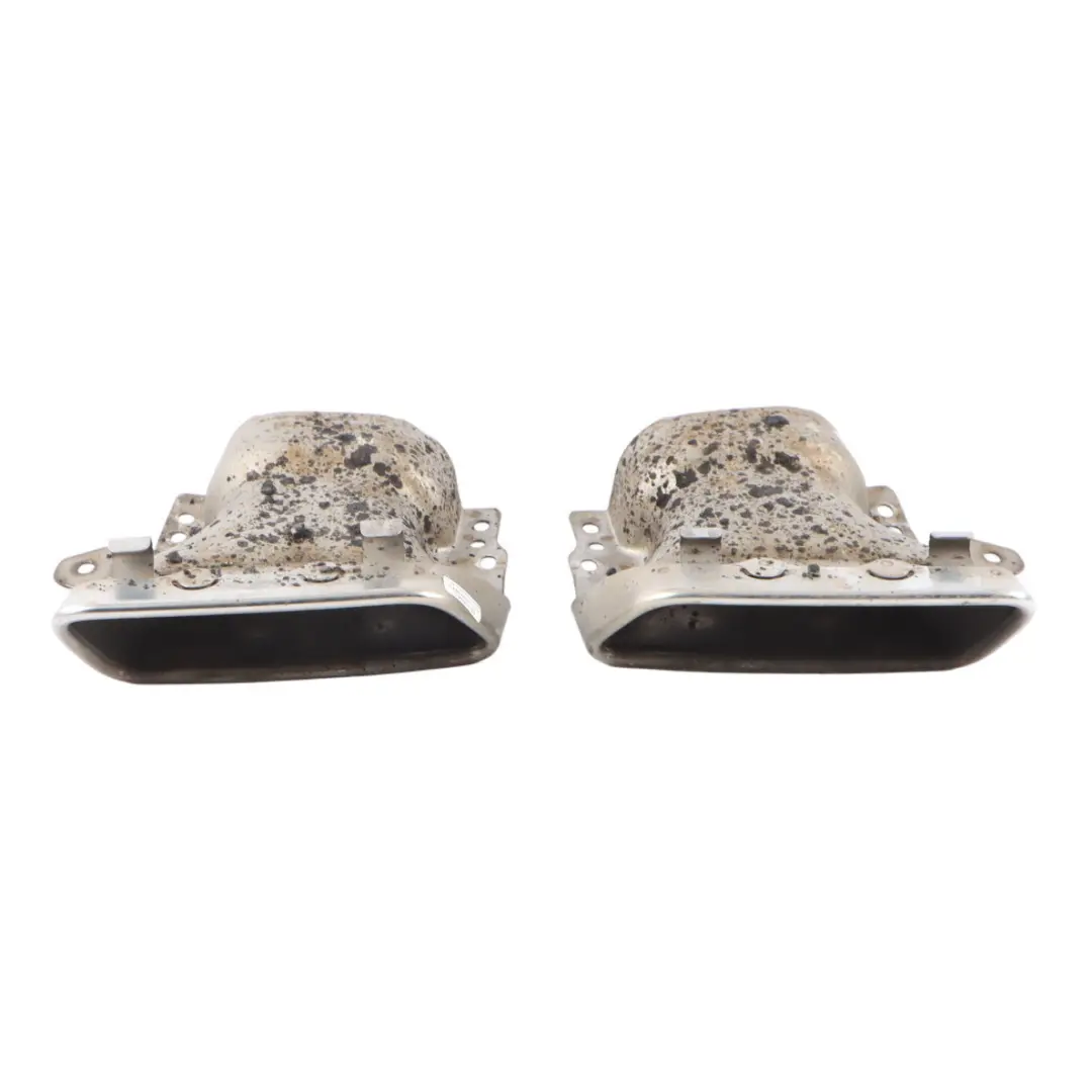 Mercedes R231 Exhaust Muffler Pipe Tip Rear Left Right N/O/S Set - SKU A2214904227-1 - Part number A2214904227