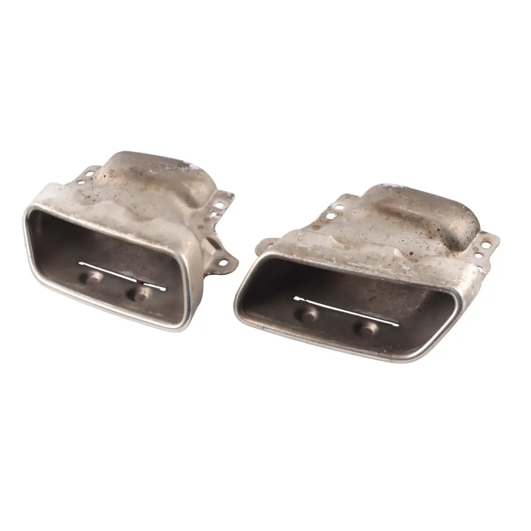 Exhaust Muffler Pipe Tip Rear Left Right N/O/S Set to Mercedes R231 with Part number A2214904227 Mercedes R231 Exhaust Muffler Pipe Tip Rear Left Right N/O/S Set - SKU A2214904227-1 - Part number A2214904227