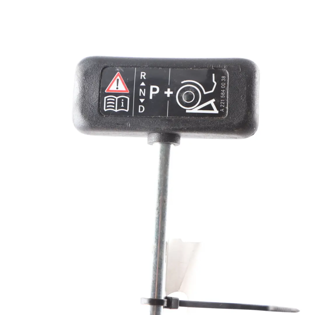 Emergency Parking Brake Unlocking Release Handle Tool to Mercedes W221 with Part number A2215810050 Mercedes W221 Emergency Parking Brake Unlocking Release Handle Tool - SKU A2215810050 - Part number A2215810050