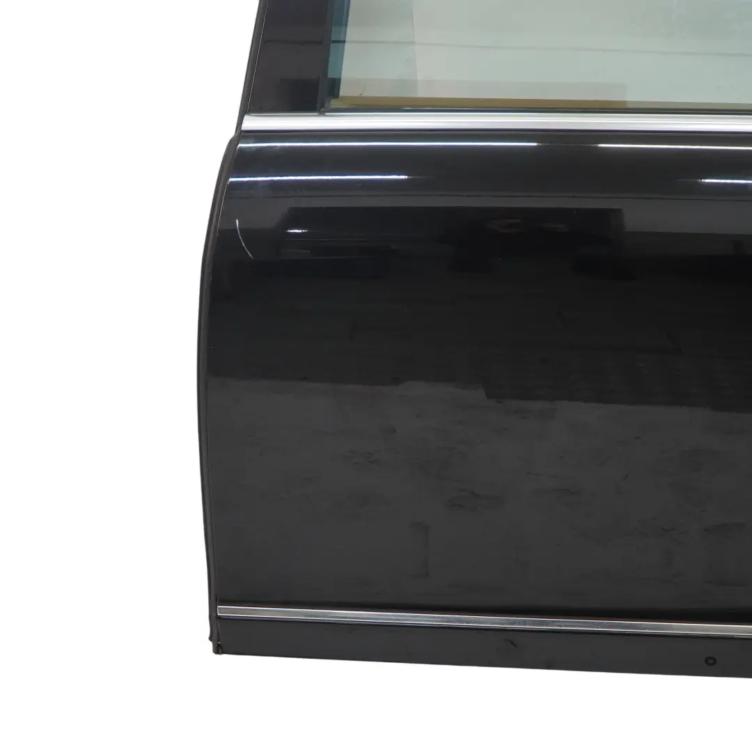 Mercedes W221 Long Rear Left Door N/S Door Covering Schwarz Black - 040 - SKU A2217300505-BLA - Part number A2217300505