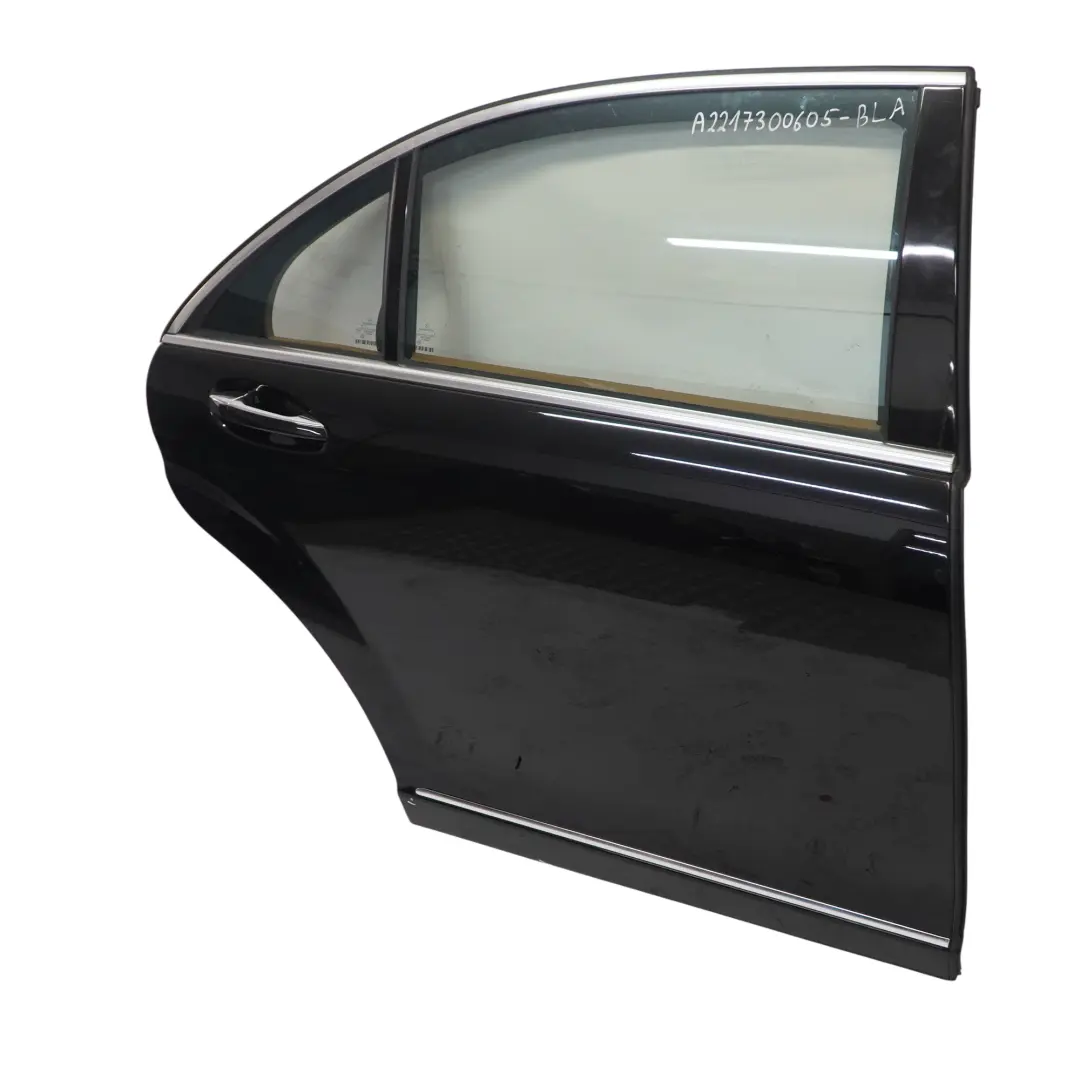 Mercedes W221 Porta posteriore destra lunga Schwarz Black - 040 - SKU A2217300605-BLA - Numero di parte A2217300605
