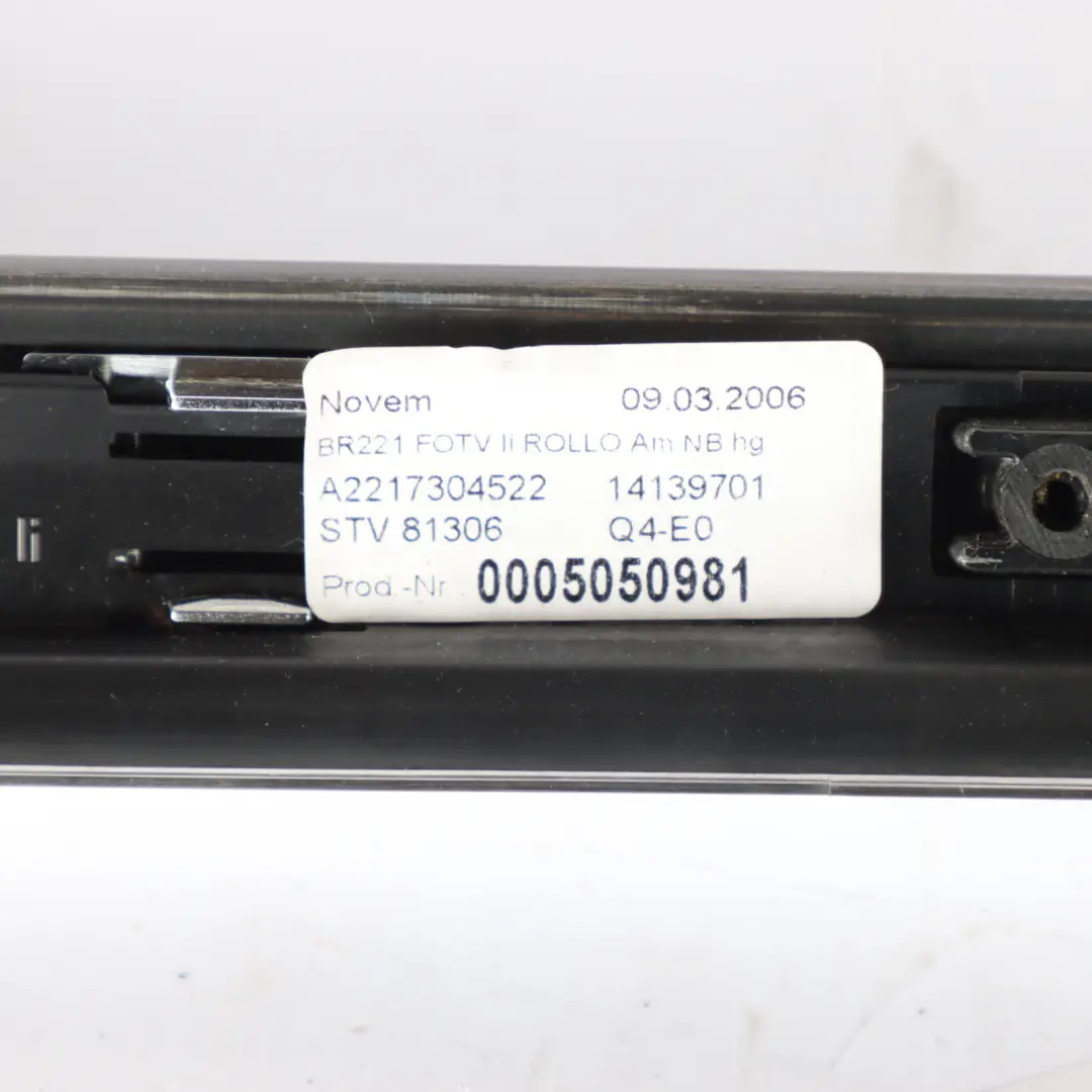 Front Top Upper Trim Strip Moulding Wood Right O/S to Mercedes W221 with Part number A2217304522 Mercedes W221 Front Top Upper Trim Strip Moulding Wood Right O/S - SKU A2217304522 - Part number A2217304522